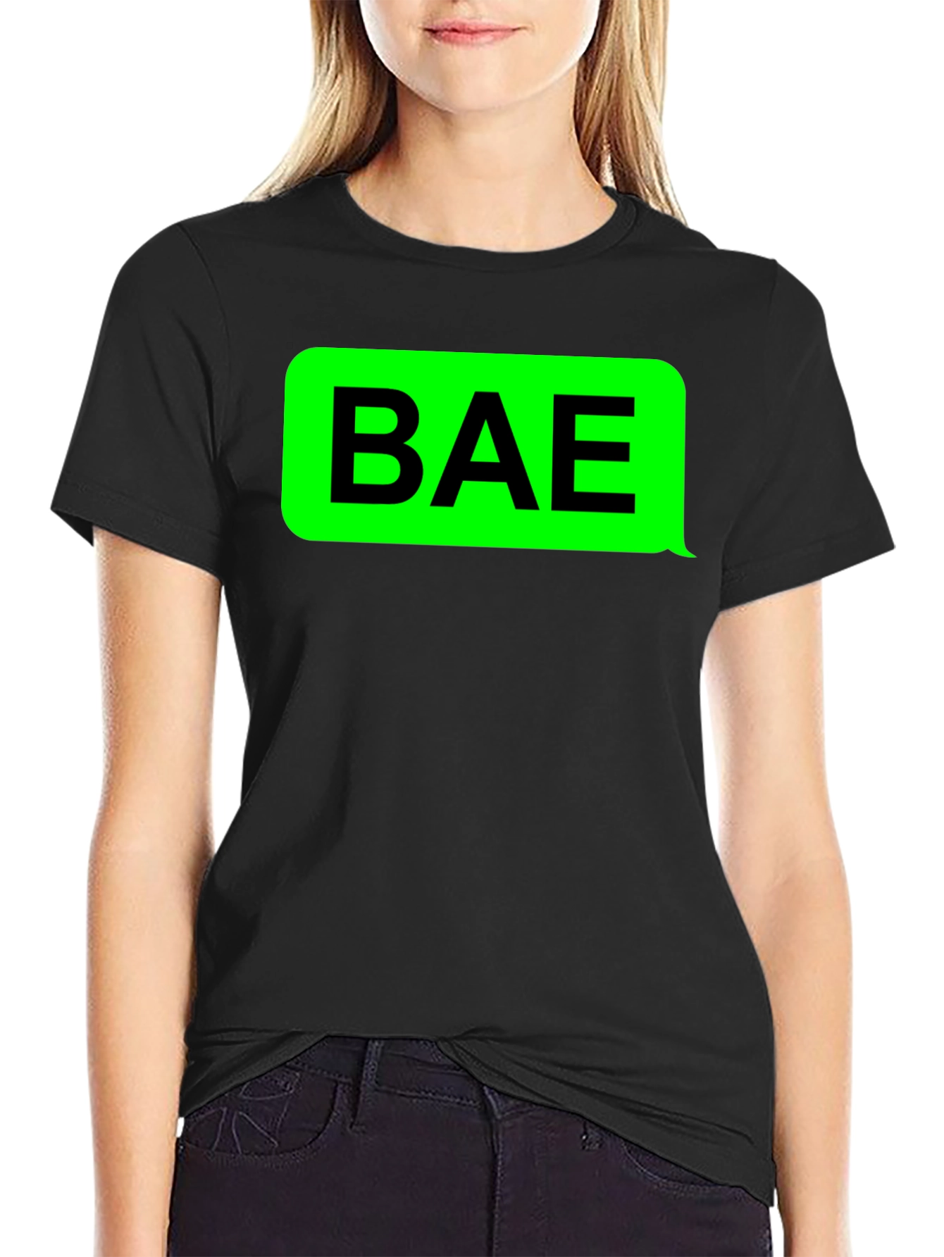 BAE Graphic Tee - Trendy Text Message T-Shirt