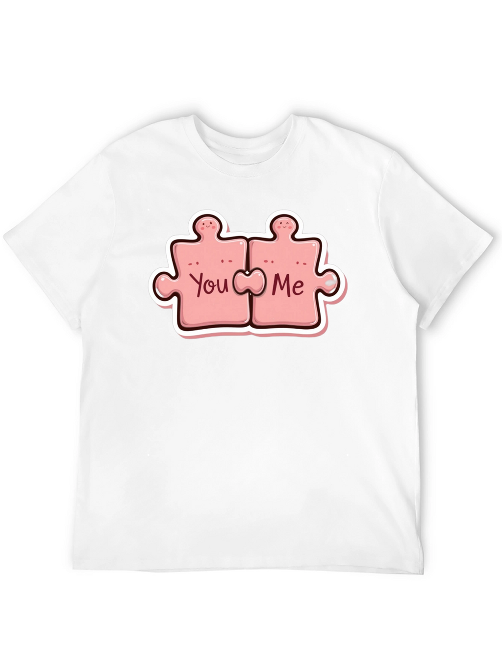 Matching You and Me Puzzle Piece T-Shirt