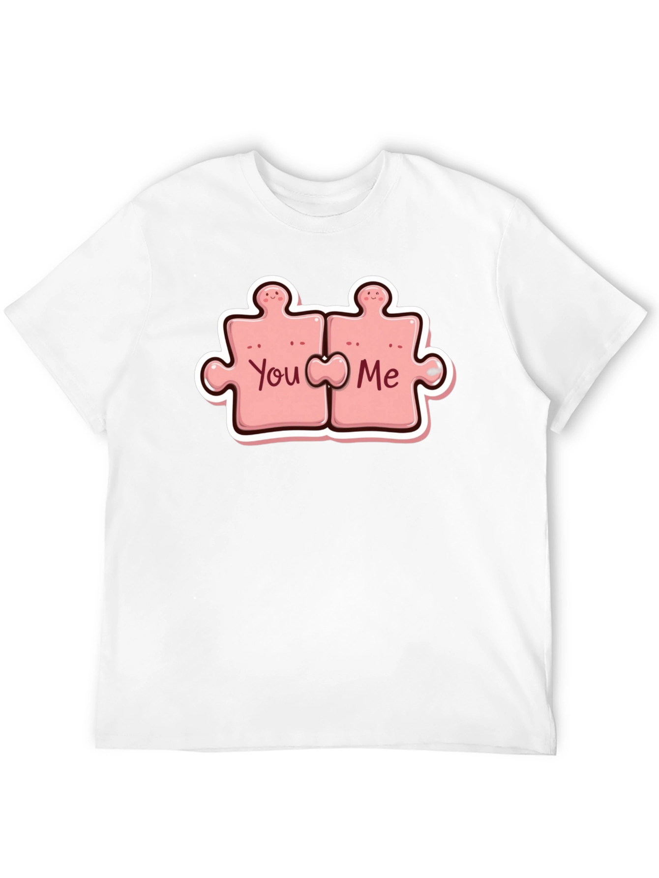 Matching You and Me Puzzle Piece T-Shirt
