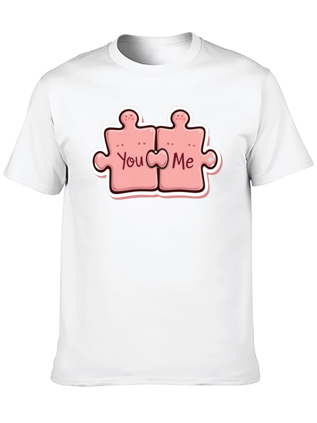 Matching You and Me Puzzle Piece T-Shirt