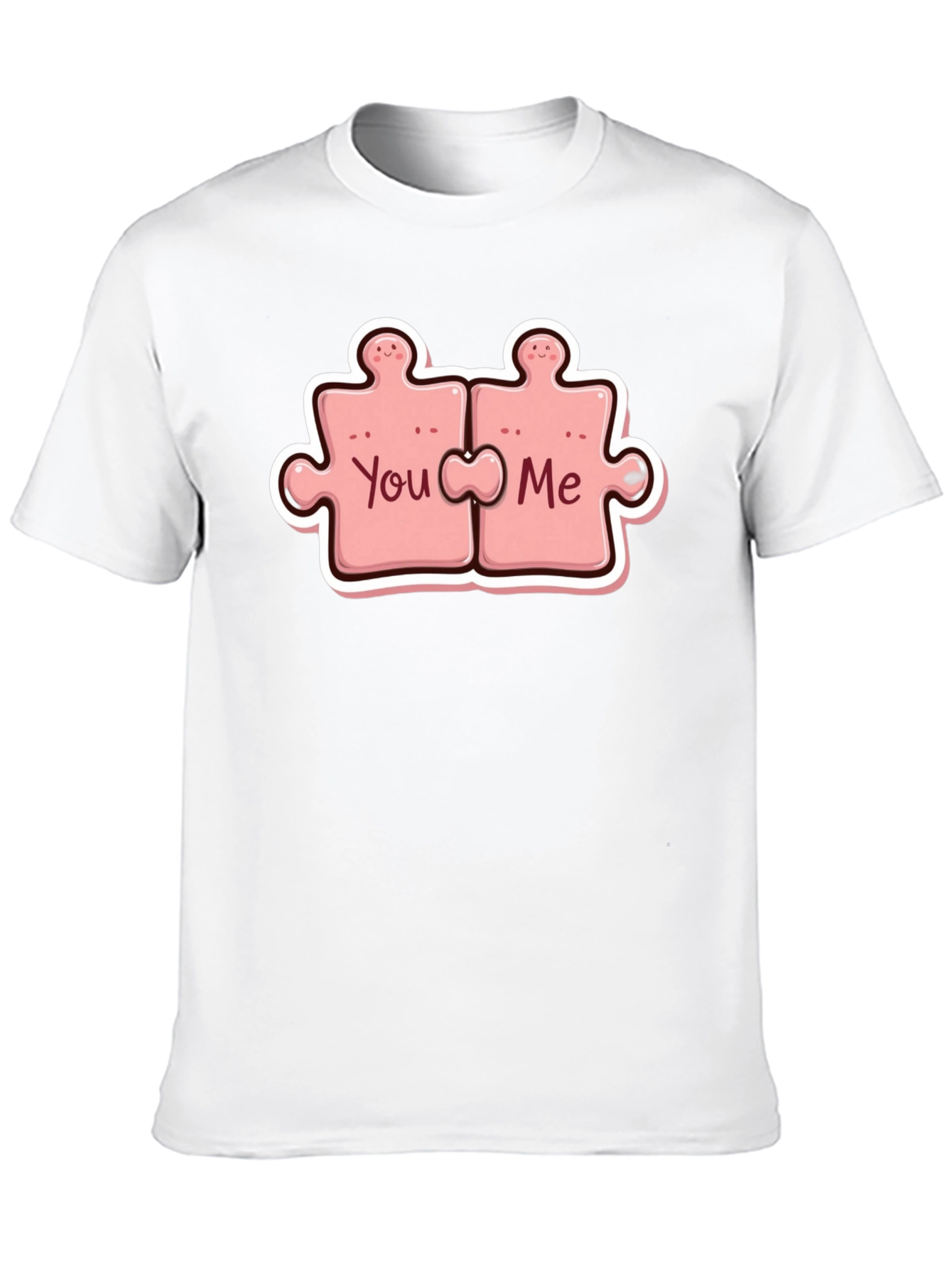 Matching You and Me Puzzle Piece T-Shirt