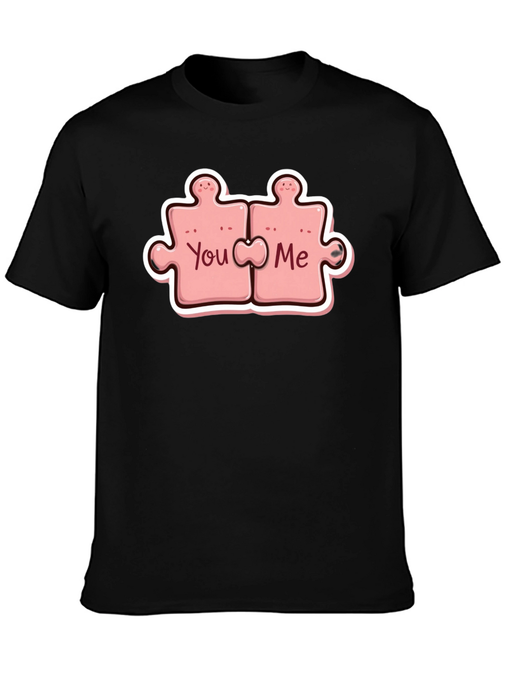 Matching You and Me Puzzle Piece T-Shirt