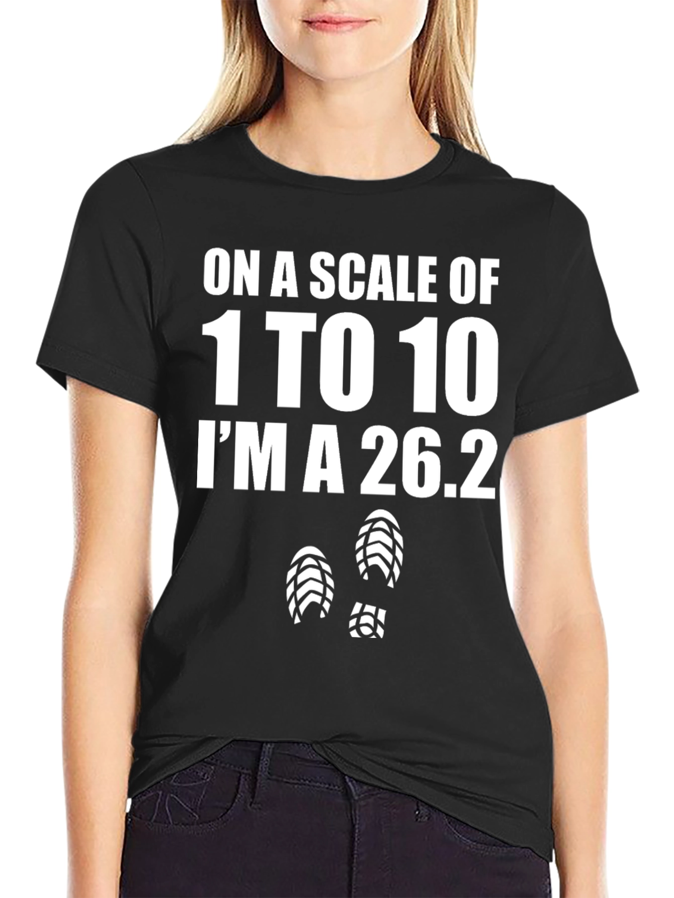 Marathon Runner Humor T-Shirt - On a Scale of 1 to 10