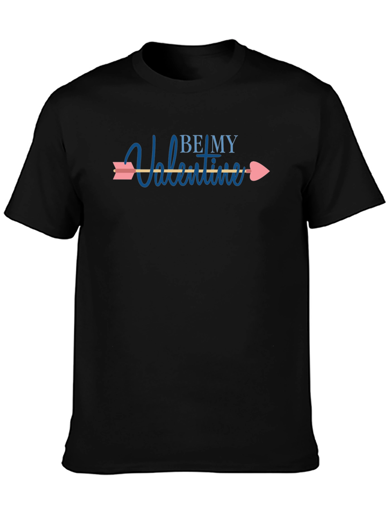 Be My Valentine Arrow Graphic T-Shirt - Romantic Valentines Day Gift