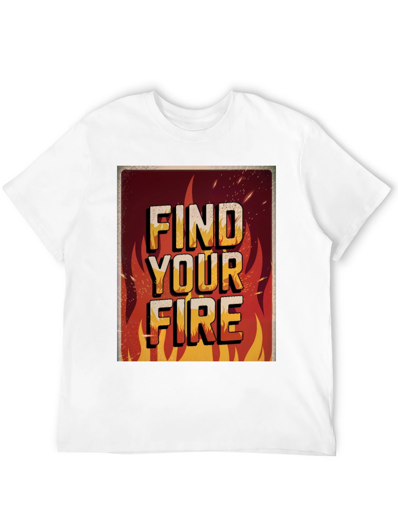 Find Your Fire Graphic Print Tee