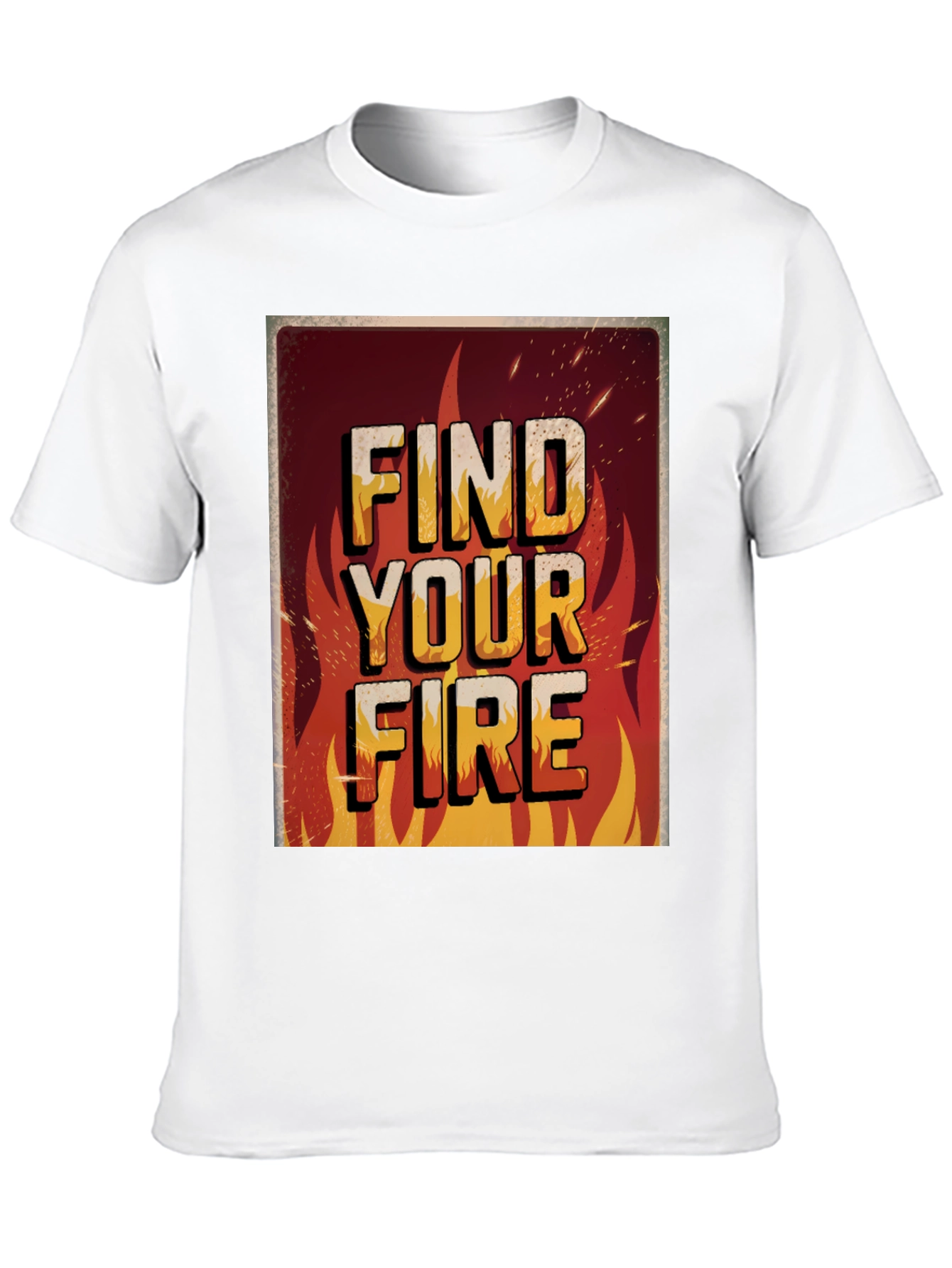 Find Your Fire Graphic Print Tee
