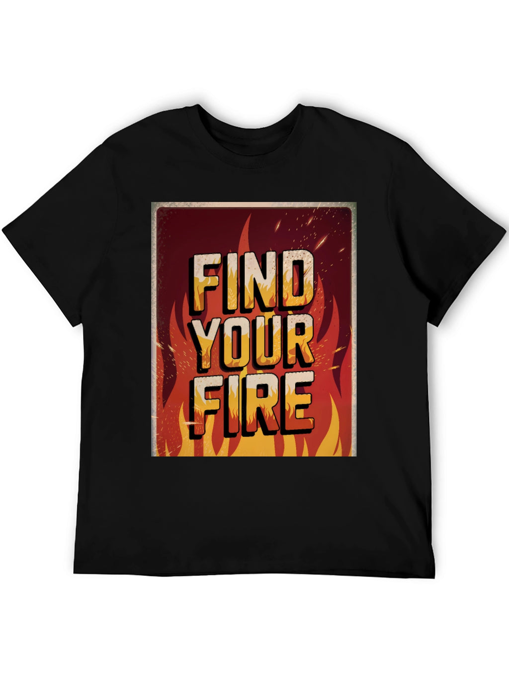 Find Your Fire Graphic Print Tee