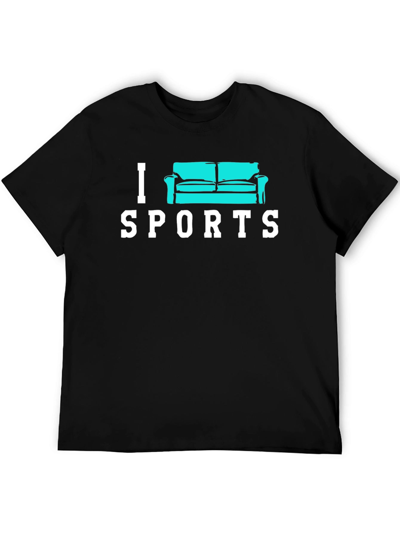 I Couch Sports T-Shirt - Funny Lazy Fan Tee