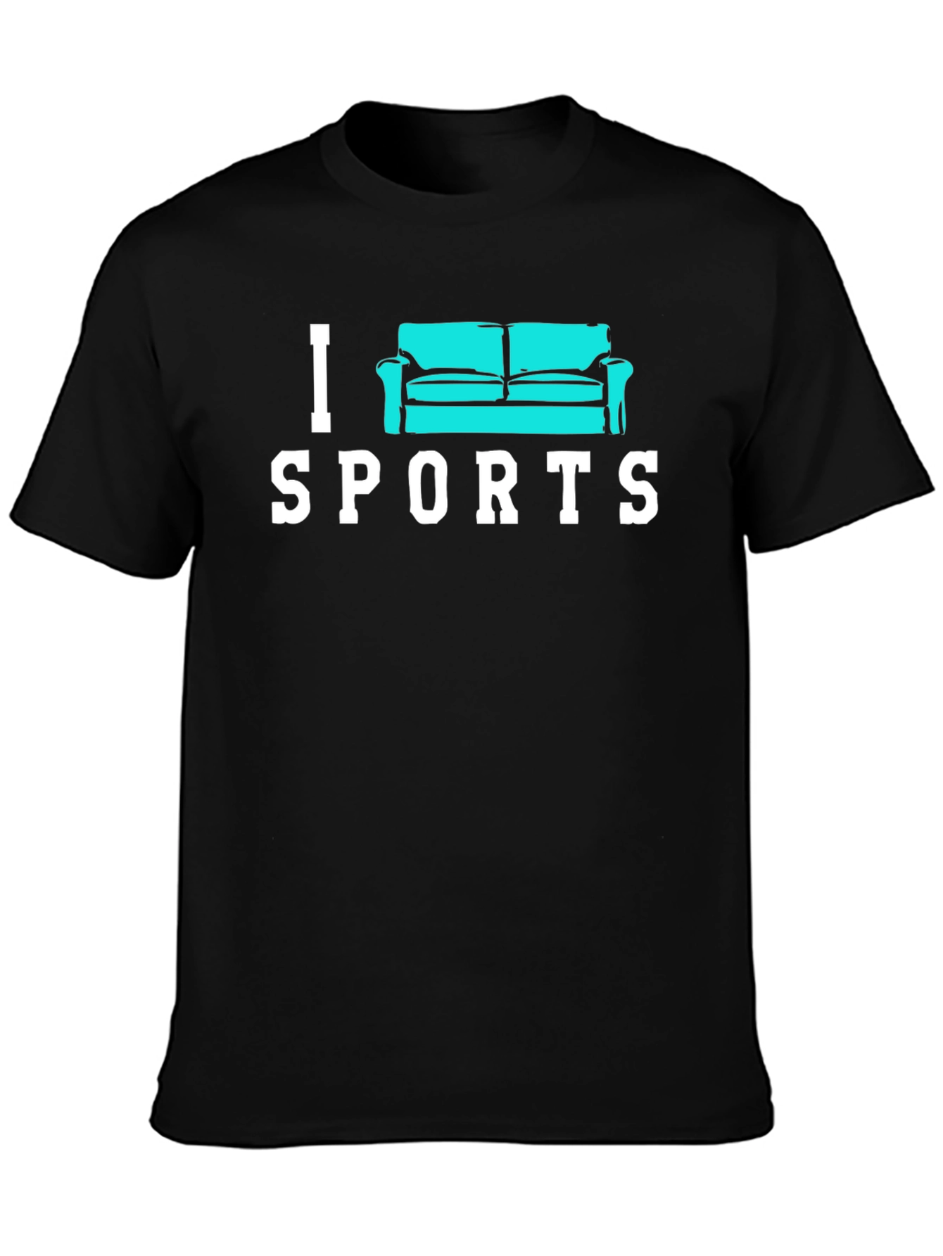 I Couch Sports T-Shirt - Funny Lazy Fan Tee