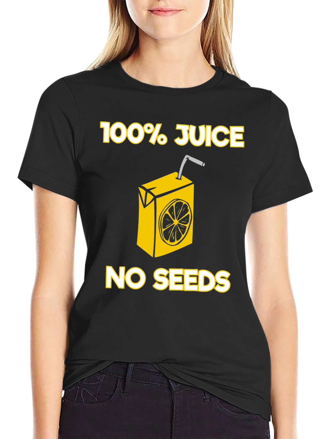 100% Juice No Seeds Graphic T-Shirt