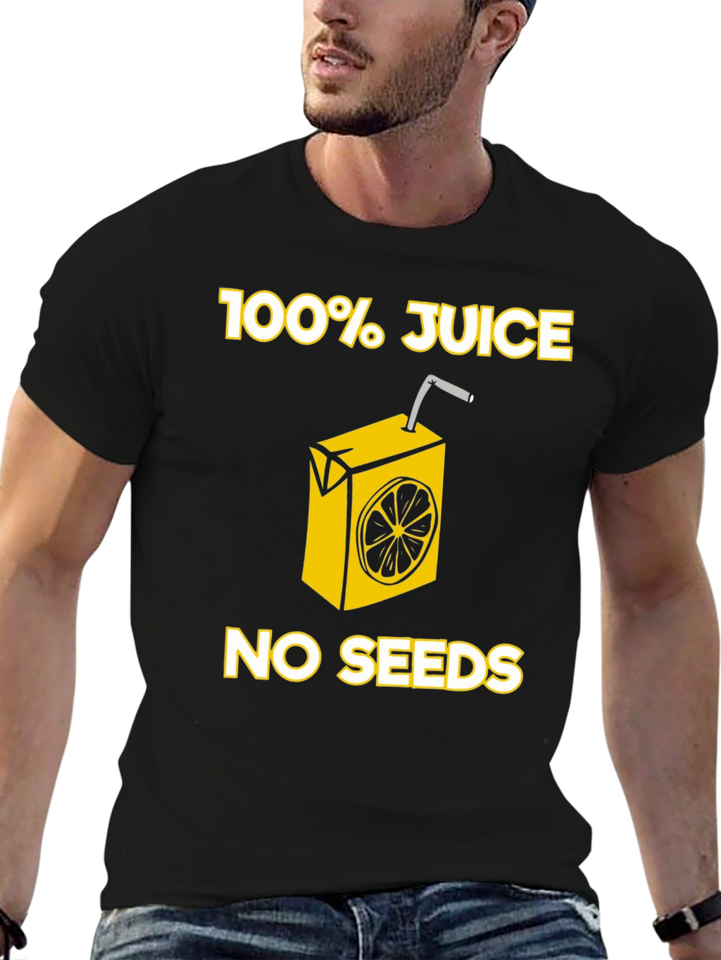 100% Juice No Seeds Graphic T-Shirt