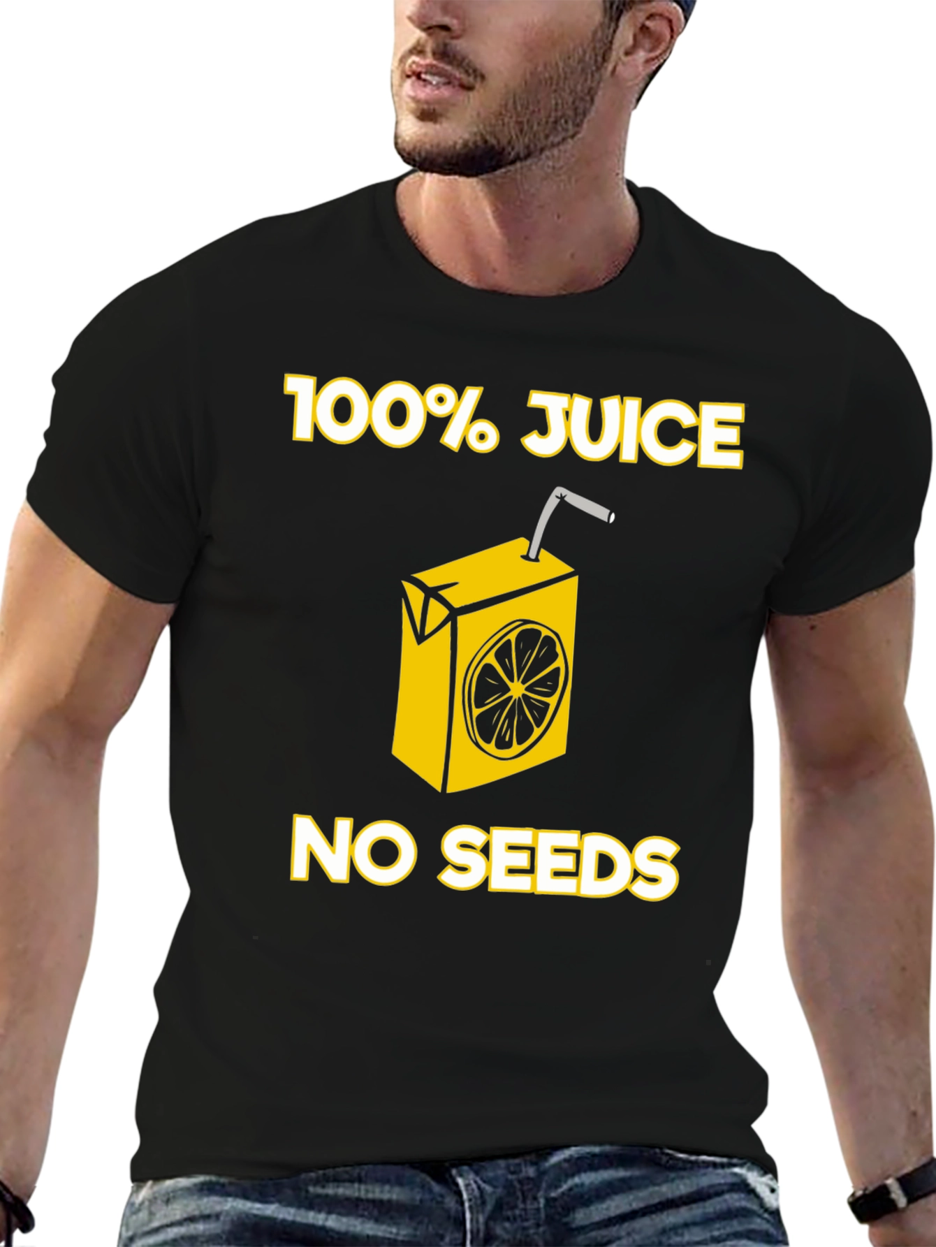 100% Juice No Seeds Graphic T-Shirt