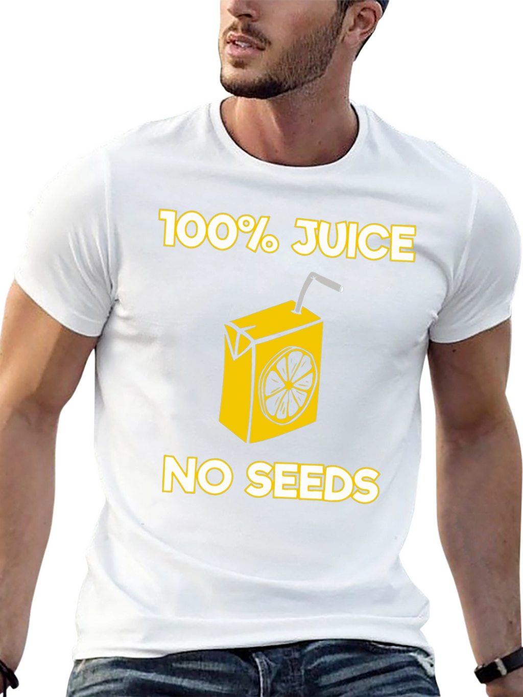 100% Juice No Seeds Graphic T-Shirt