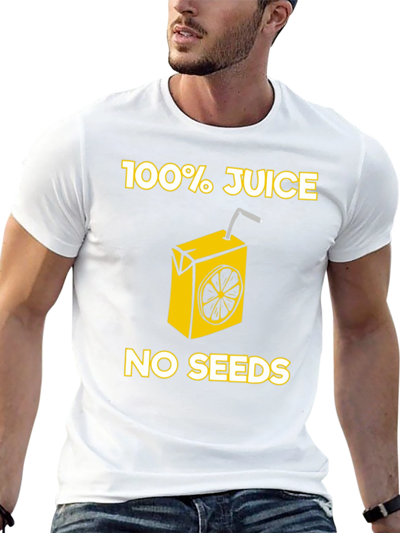 100% Juice No Seeds Graphic T-Shirt