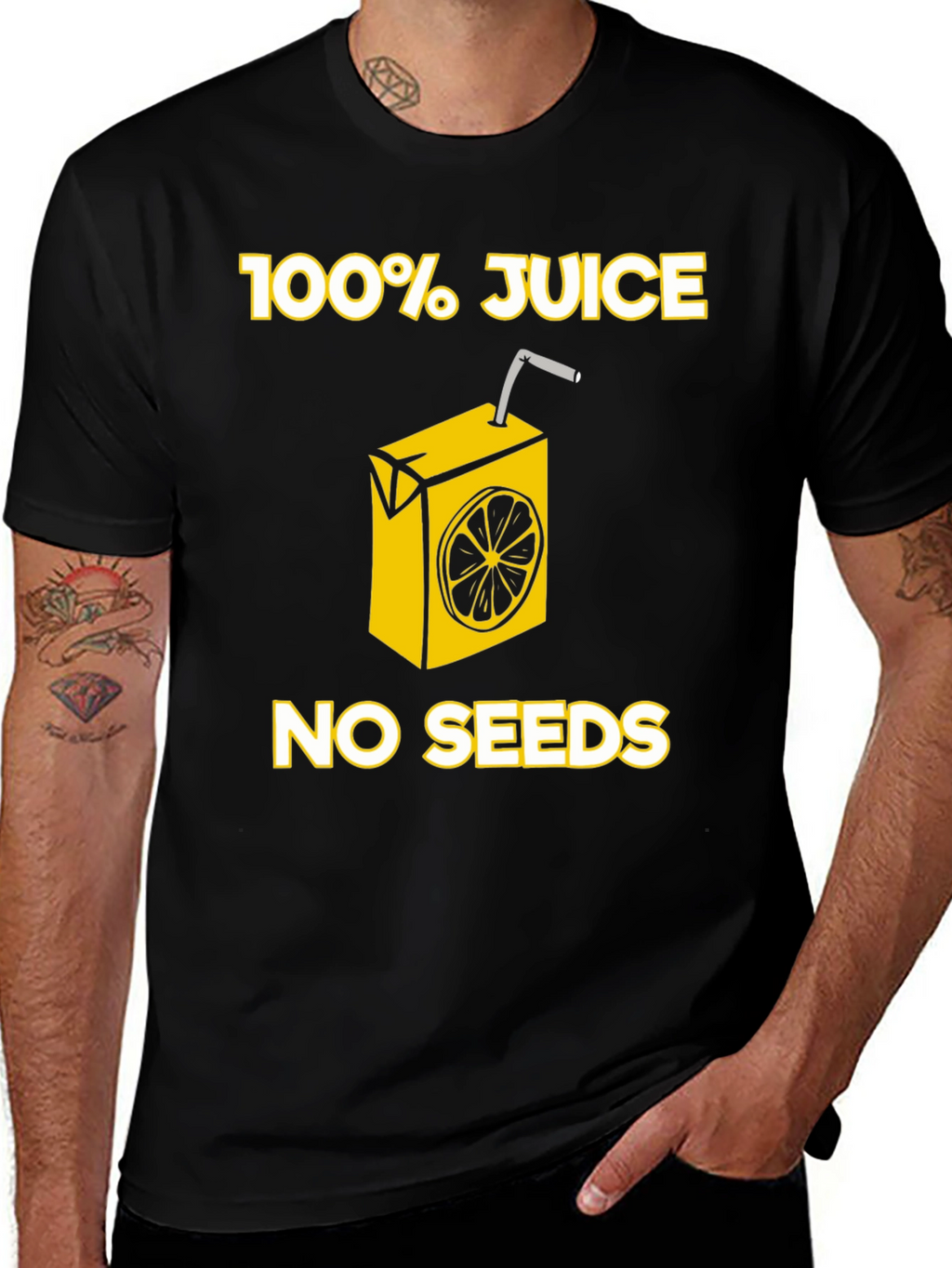 100% Juice No Seeds Graphic T-Shirt