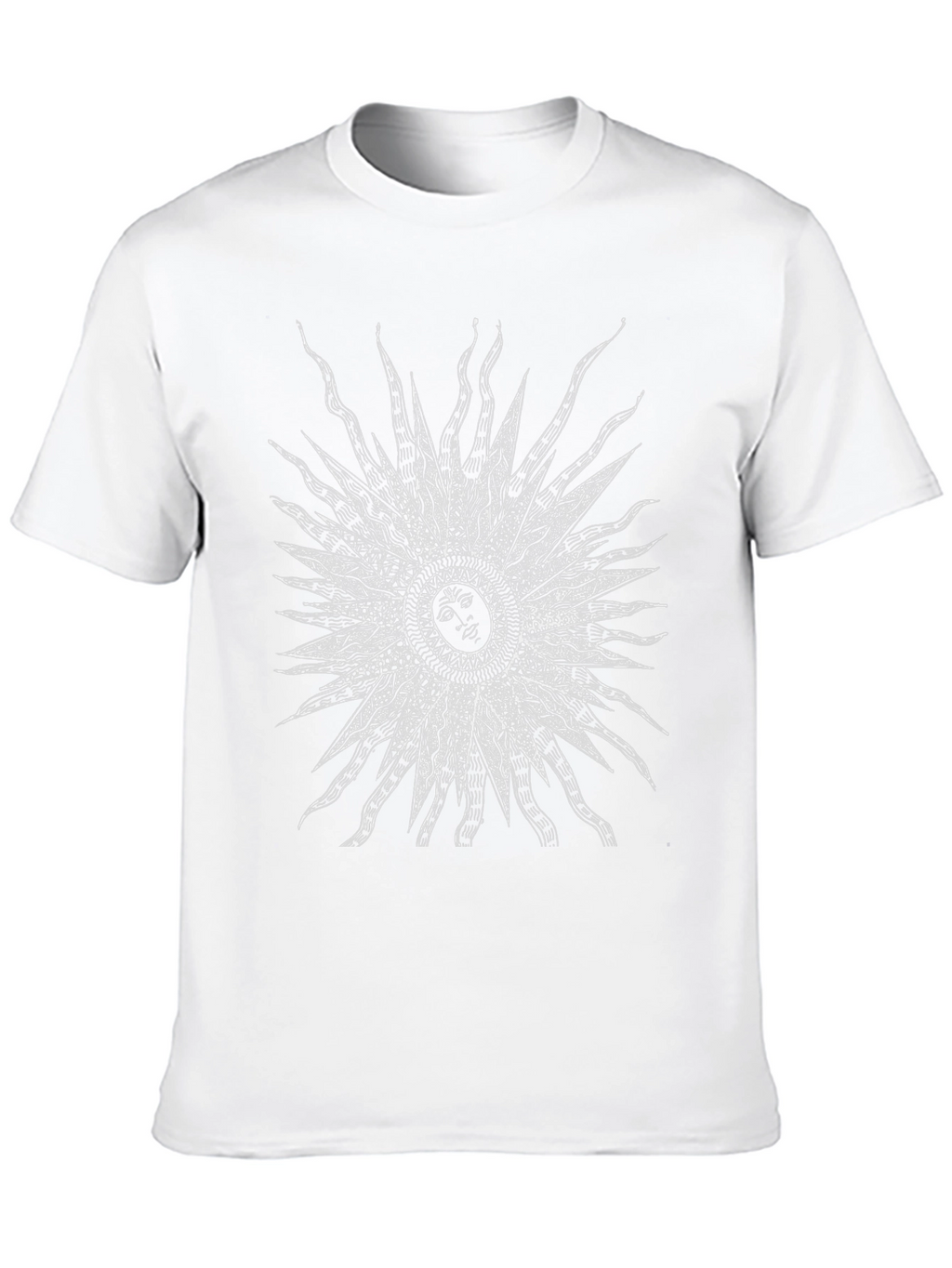 Cosmic Sun Graphic Tee - Black Cotton Comfort