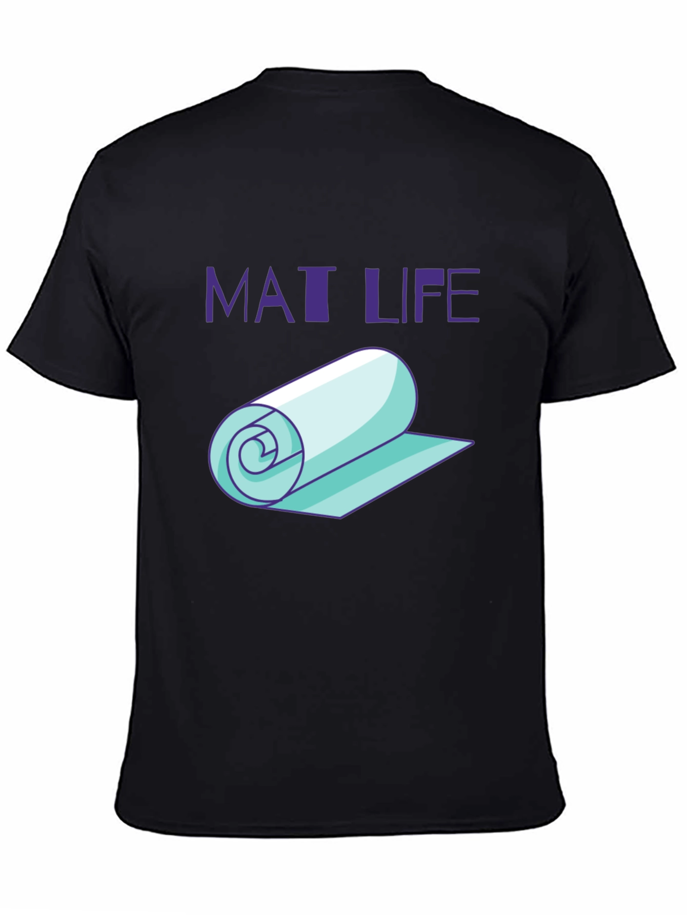 Mat Life Black Graphic T-Shirt