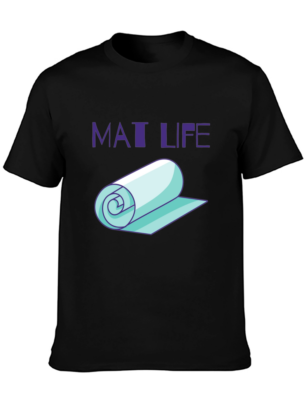 Mat Life Black Graphic T-Shirt
