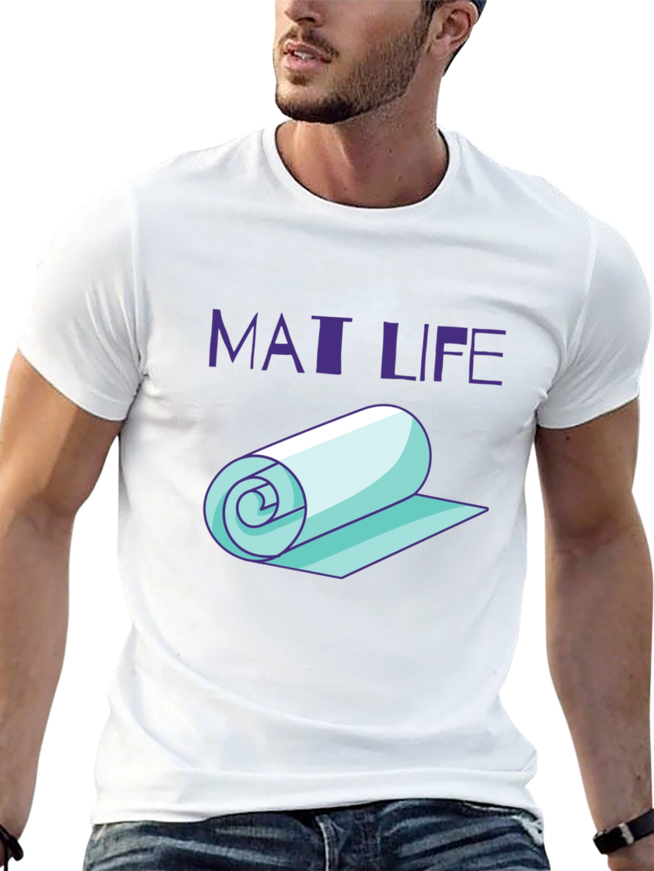 Mat Life Black Graphic T-Shirt
