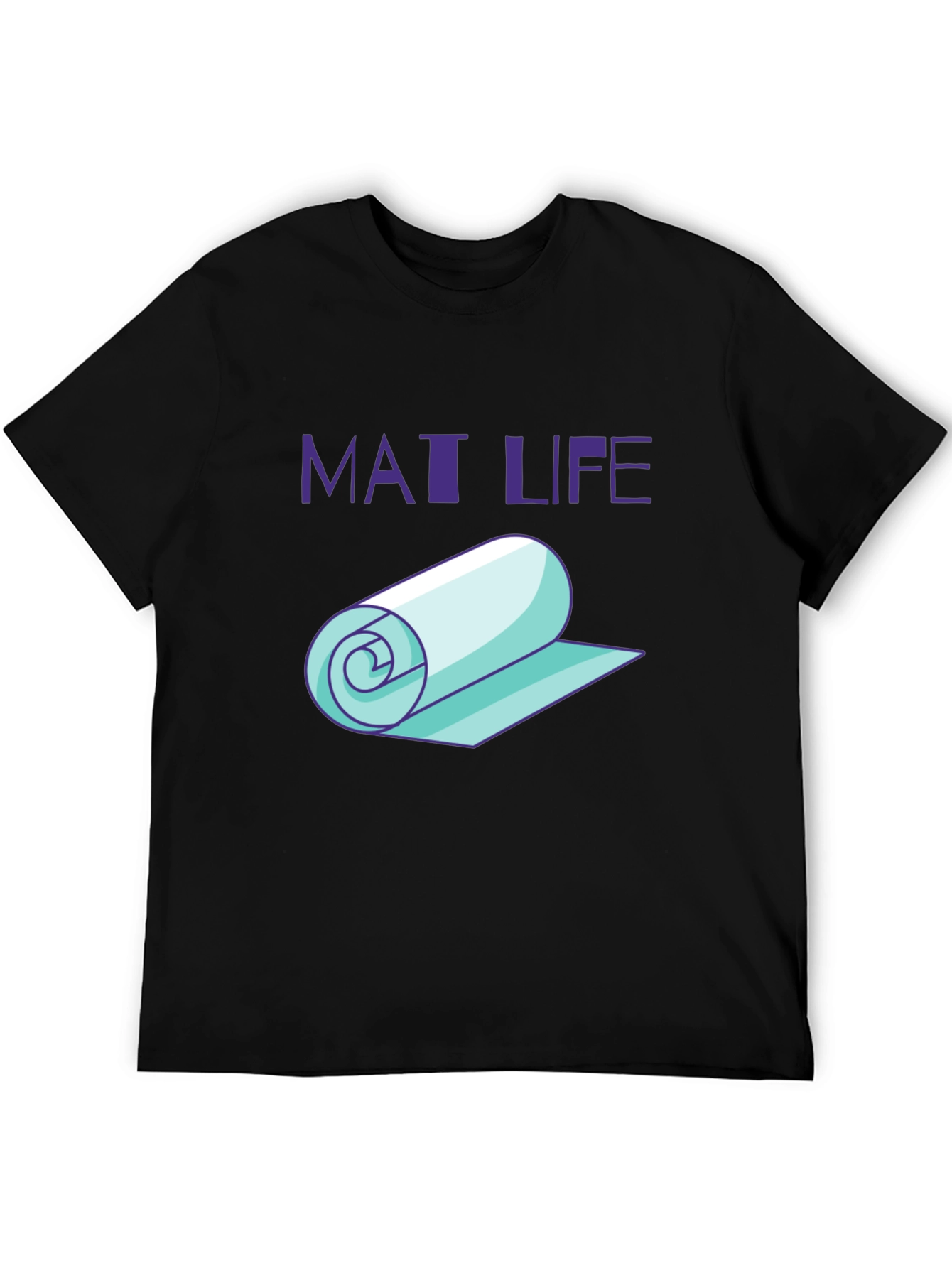 Mat Life Black Graphic T-Shirt