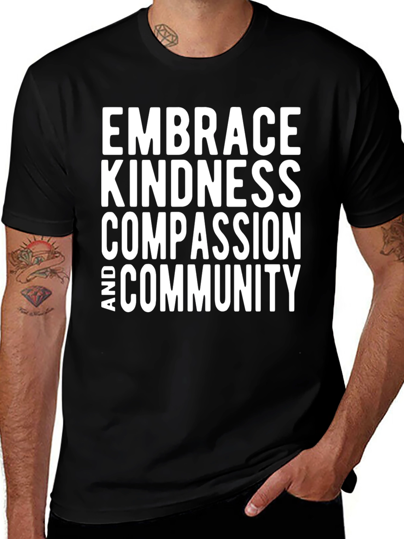 Embrace Kindness T-Shirt - Compassion & Community Tee