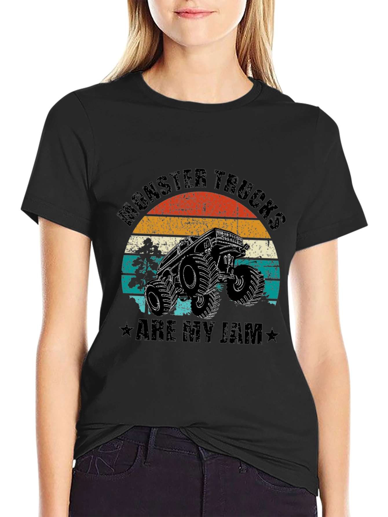 Monster Truck Graphic T-Shirt - Are My Jam Tee