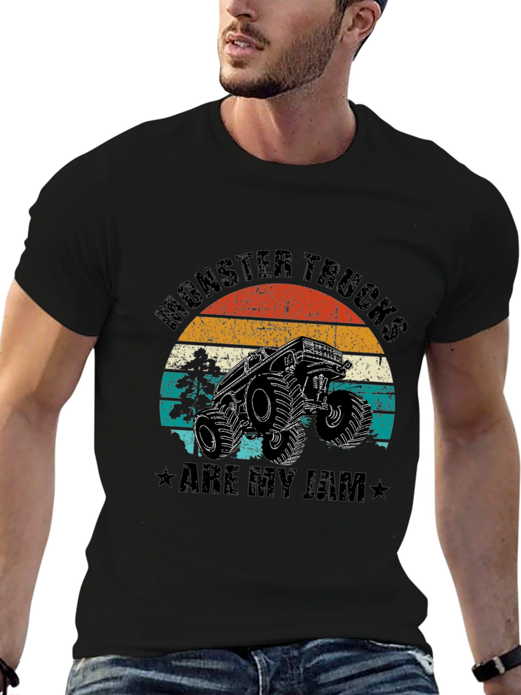 Monster Truck Graphic T-Shirt - Are My Jam Tee