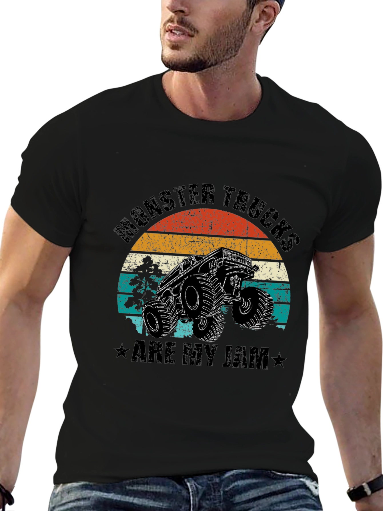 Monster Truck Graphic T-Shirt - Are My Jam Tee