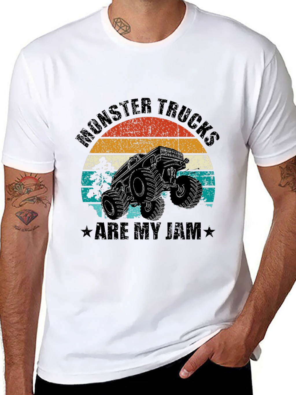 Monster Truck Graphic T-Shirt - Are My Jam Tee