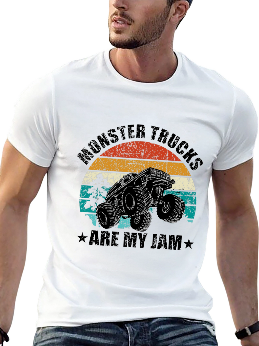 Monster Truck Graphic T-Shirt - Are My Jam Tee