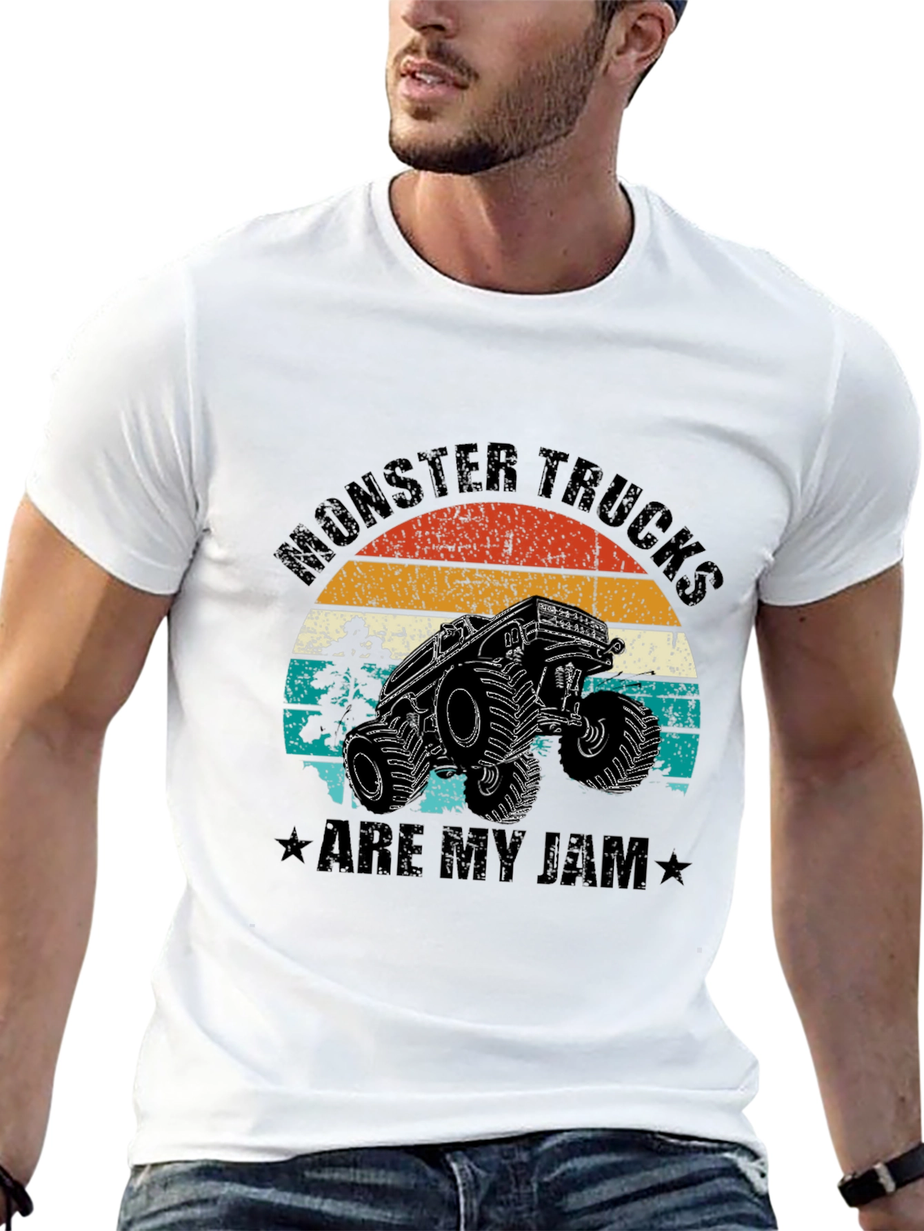 Monster Truck Graphic T-Shirt - Are My Jam Tee