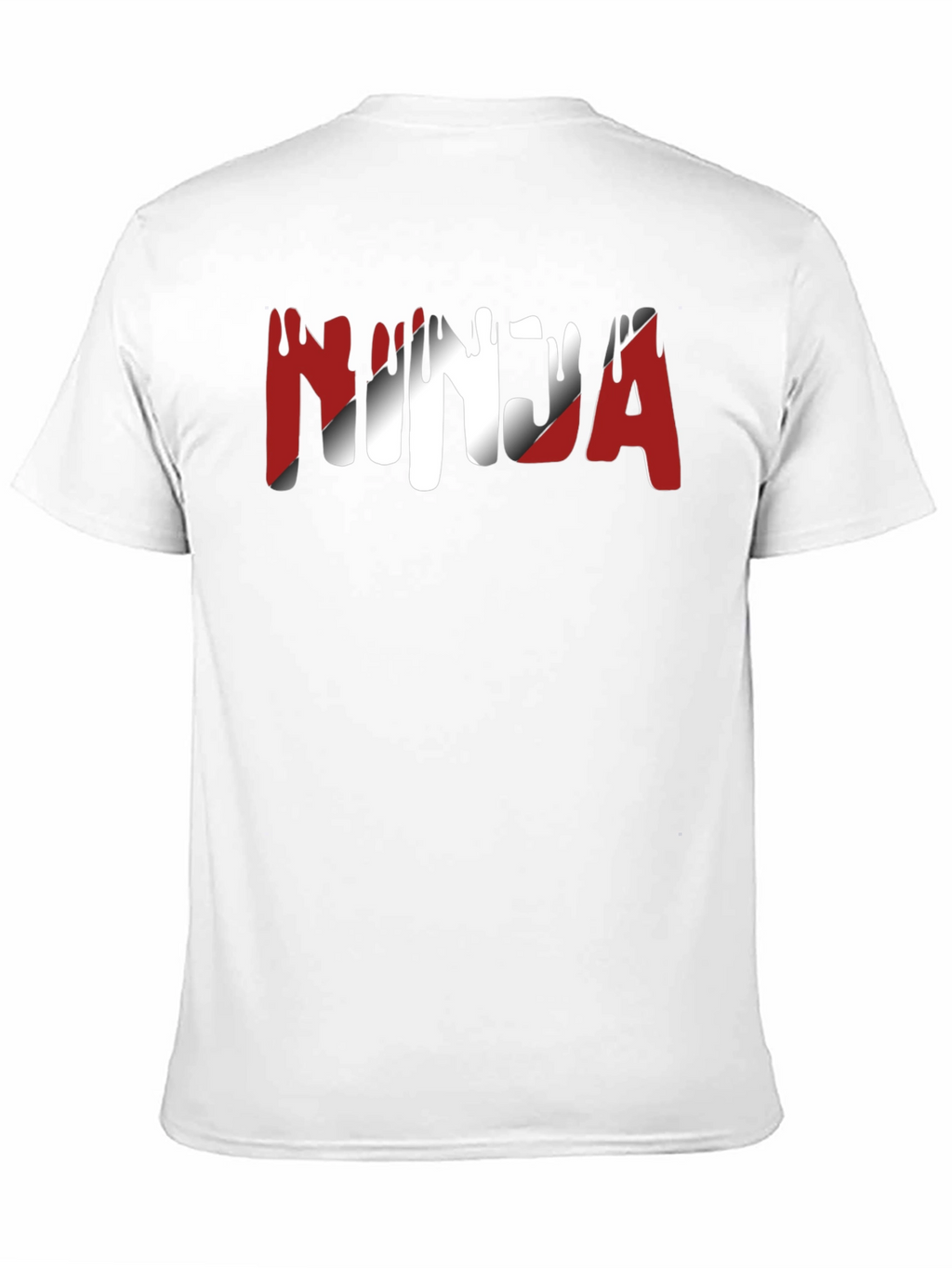 Ninja Graphic Print Crew Neck T-Shirt
