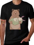 Bear Holding Creature T-Shirt