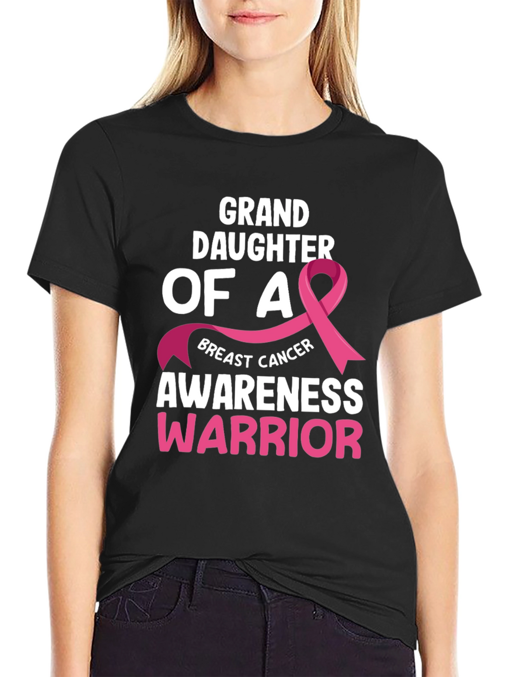 Granddaughter Breast Cancer Awareness Warrior T-Shirt