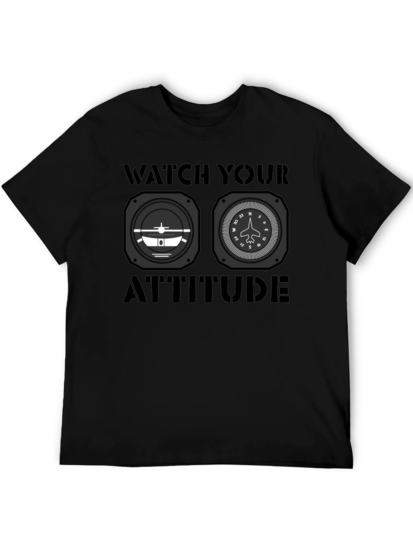 Watch Your Attitude Aviation T-Shirt
