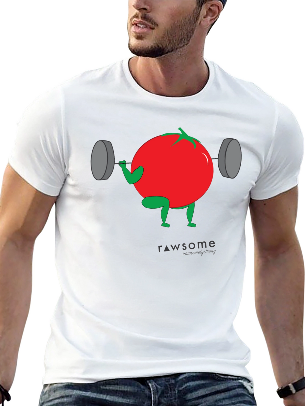 RawSome Tomato Gym Workout T-Shirt