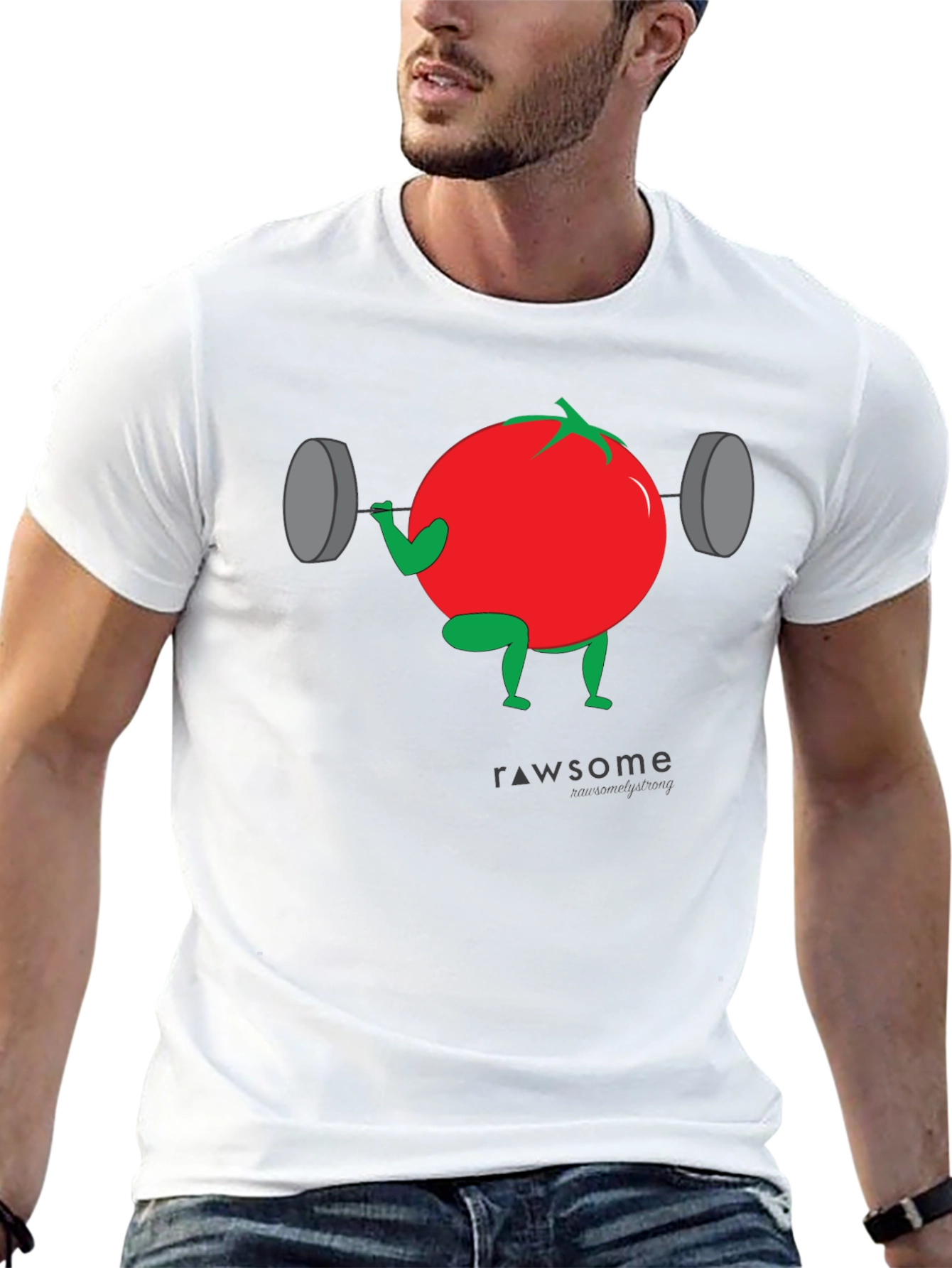 RawSome Tomato Gym Workout T-Shirt