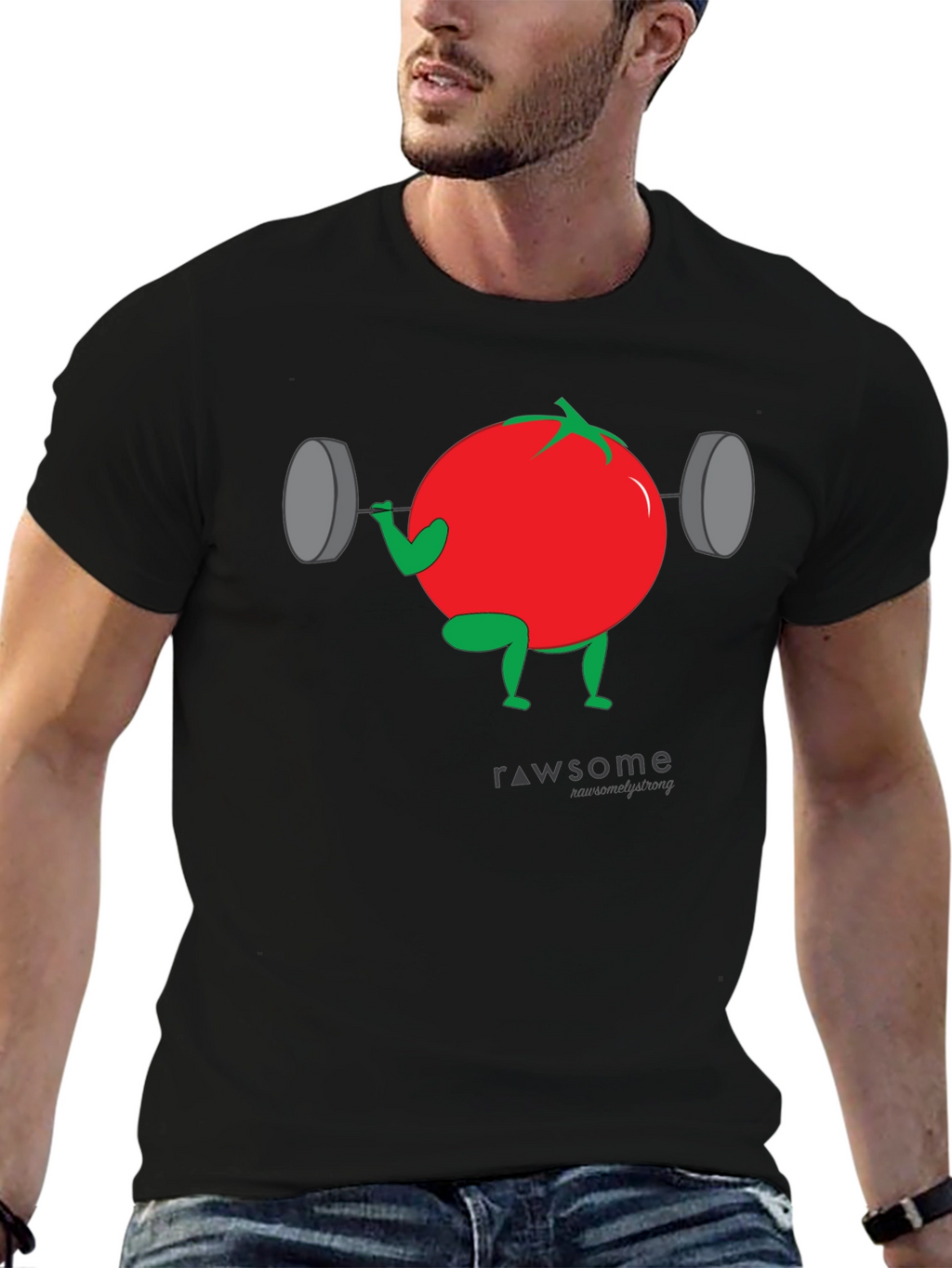 RawSome Tomato Gym Workout T-Shirt