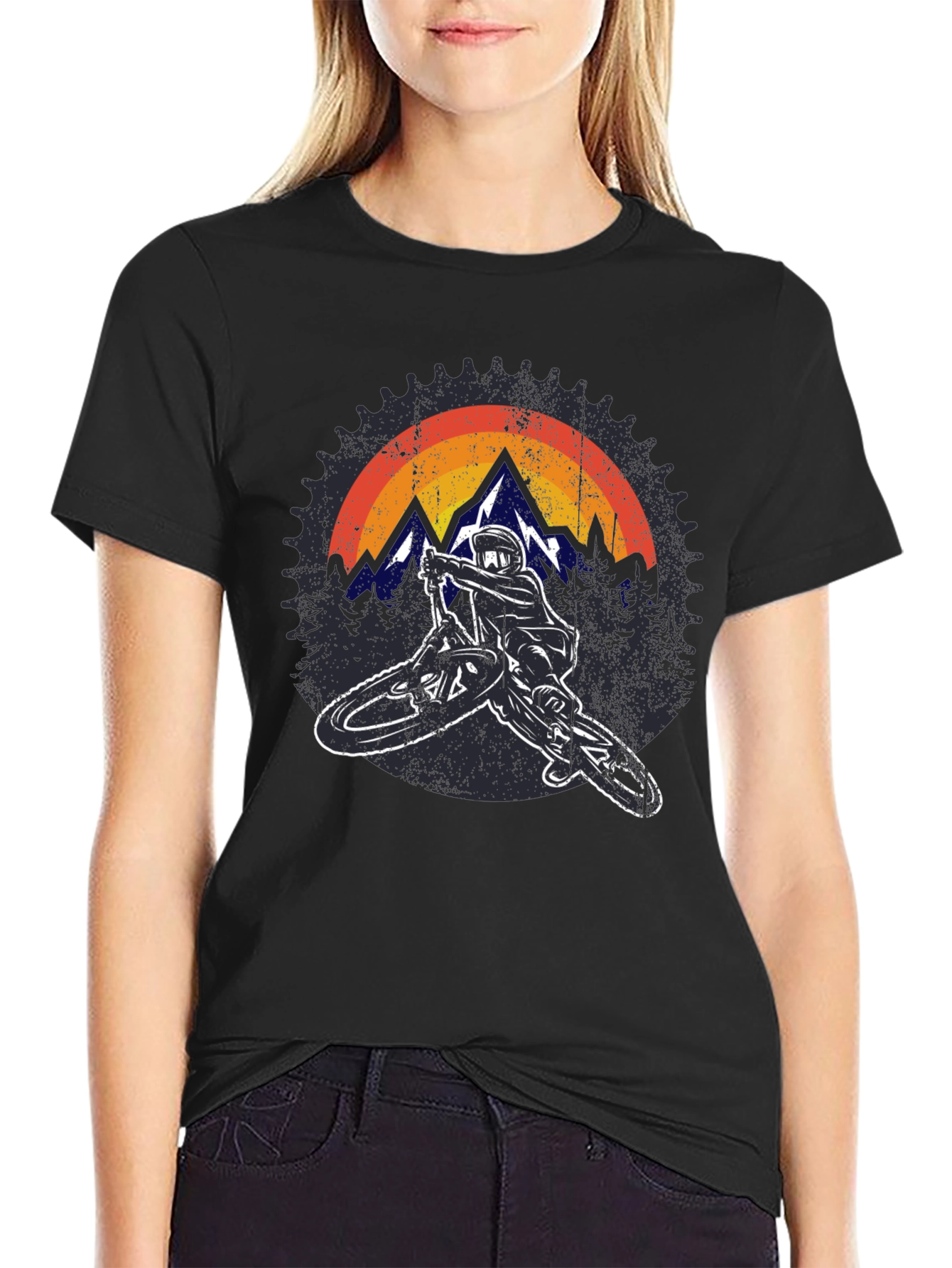 Mountain Biker Graphic Tee - Adventure Ready