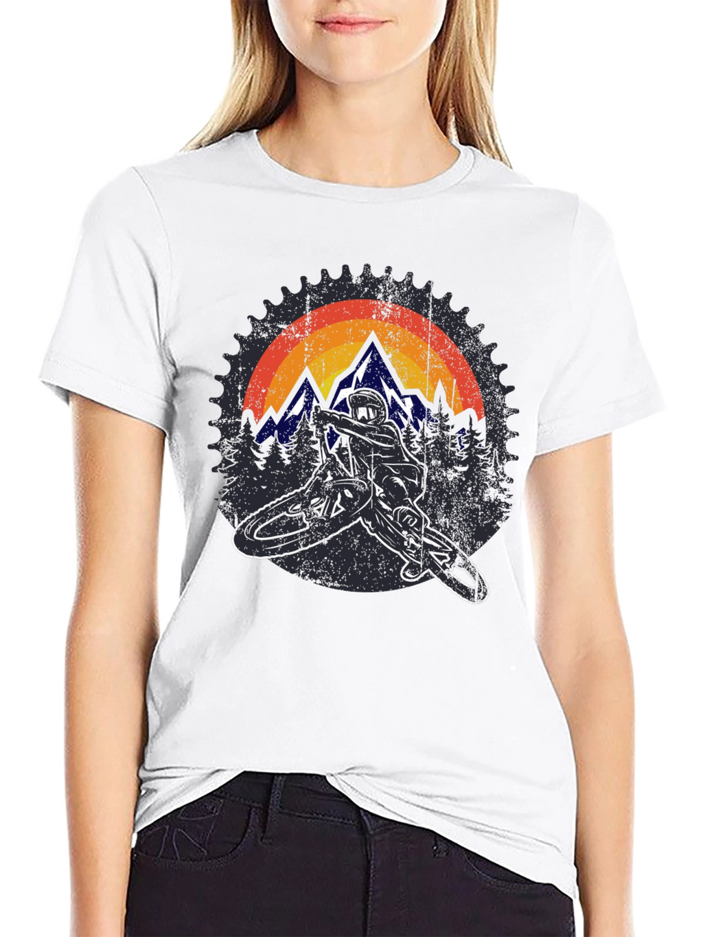 Mountain Biker Graphic Tee - Adventure Ready