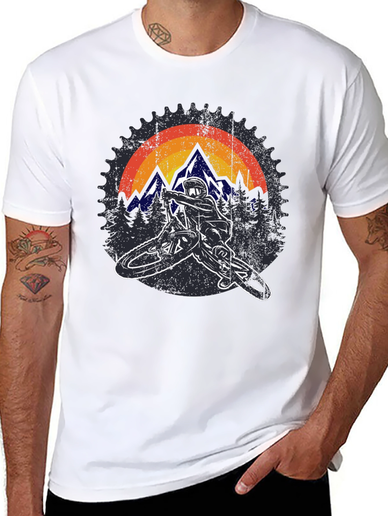 Mountain Biker Graphic Tee - Adventure Ready