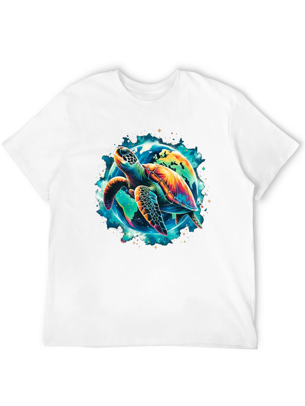Turtle Planet Graphic Tee - Save the Earth