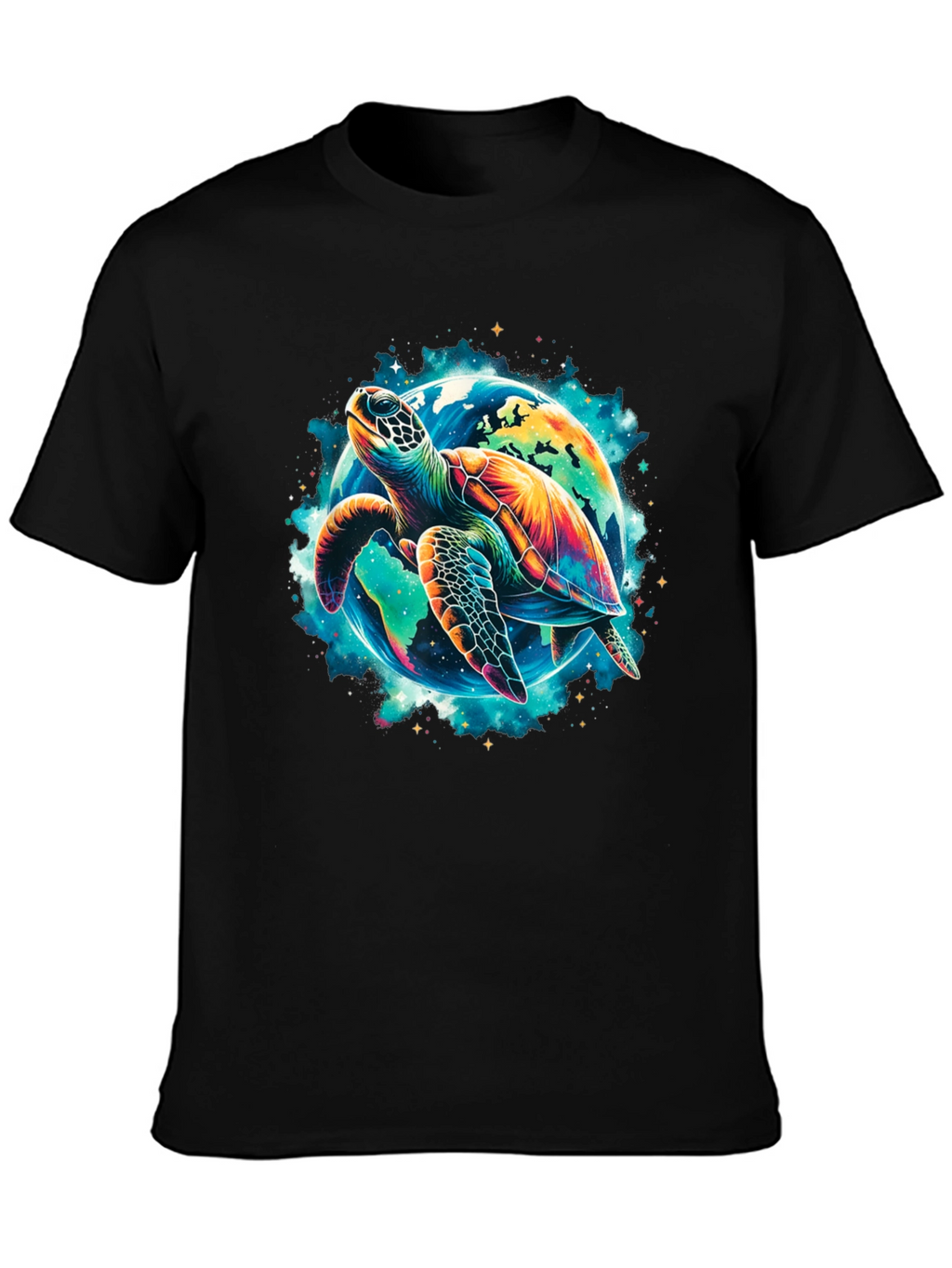 Turtle Planet Graphic Tee - Save the Earth