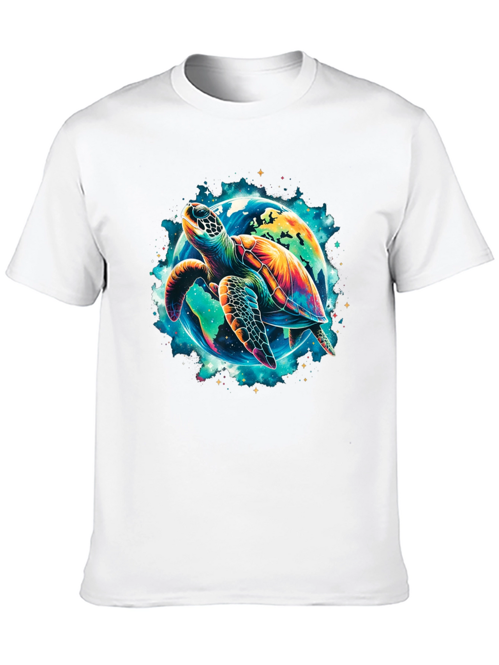 Turtle Planet Graphic Tee - Save the Earth