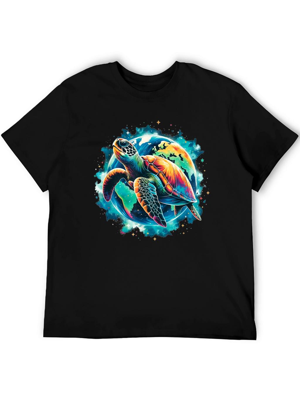 Turtle Planet Graphic Tee - Save the Earth