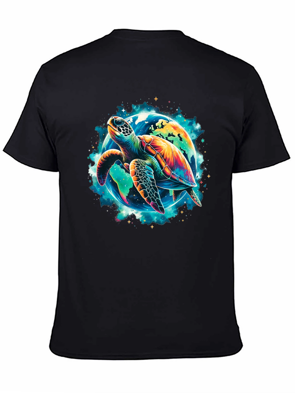 Turtle Planet Graphic Tee - Save the Earth