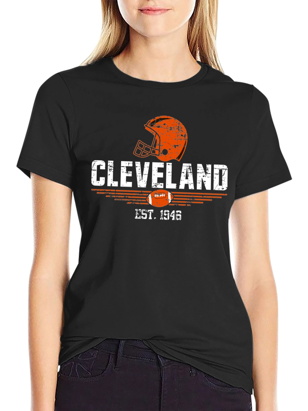 Cleveland Est. 1946 Football Helmet T-Shirt