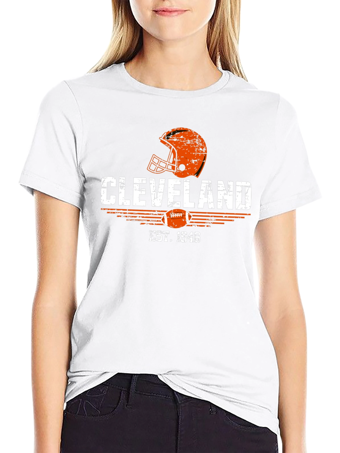 Cleveland Est. 1946 Football Helmet T-Shirt