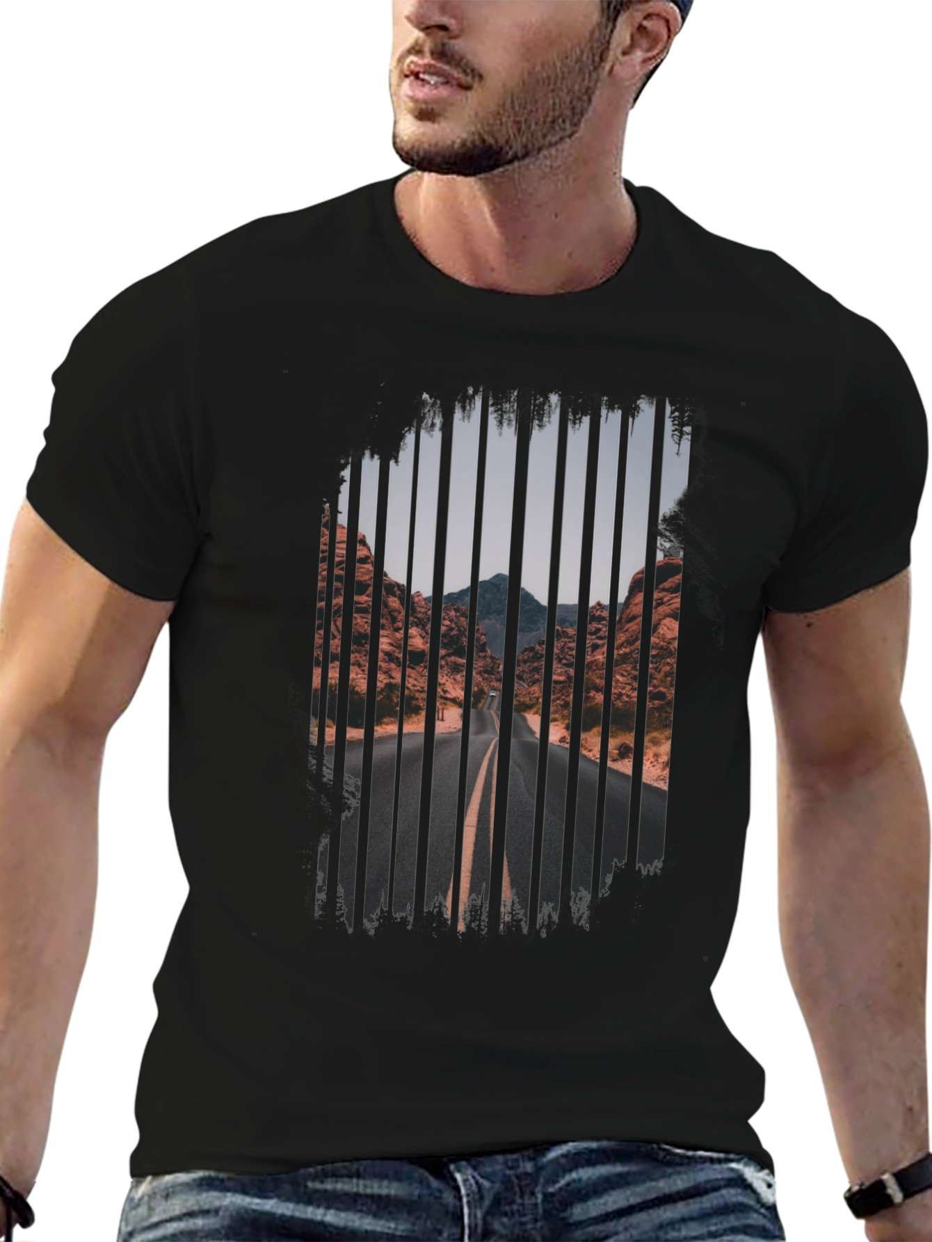 Road Trip T-Shirt - Desert Mountain View