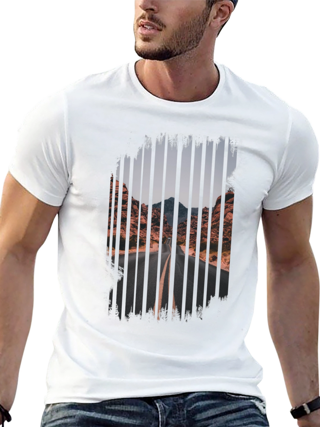 Road Trip T-Shirt - Desert Mountain View